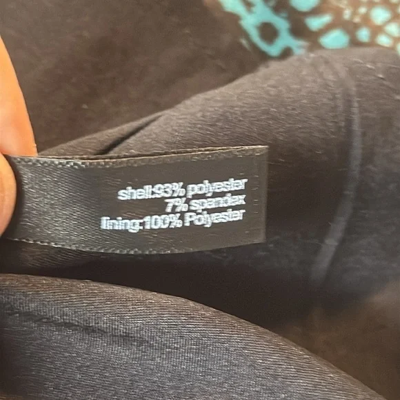 The Limited Blue and Black Patterned Mini Dress - Picture 7 of 12